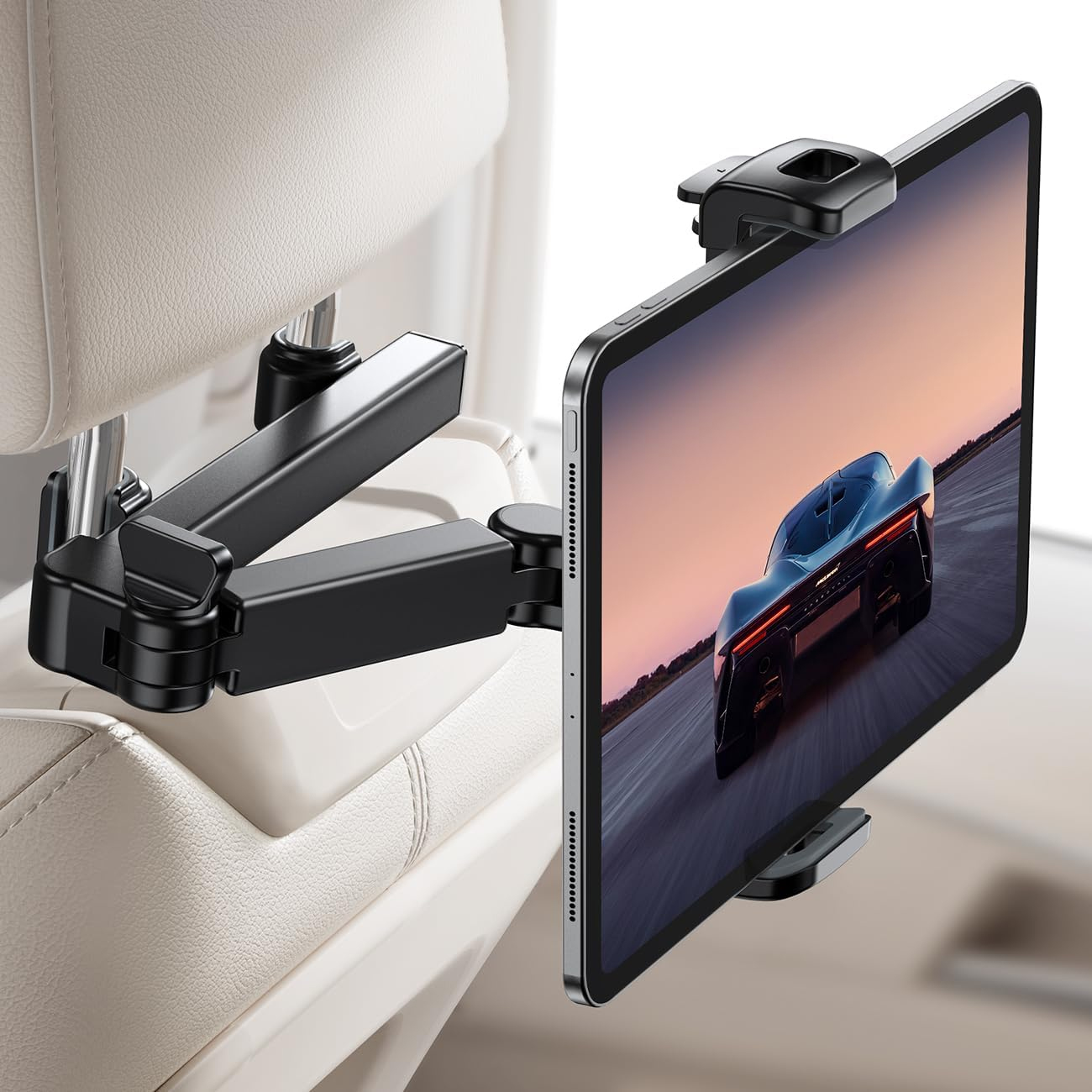 Toddler Tablet Accessories - Soporte para tableta, reposacabezas de coche,