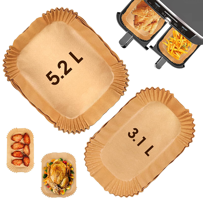 Hotwav Tablet Accessories - Revestimientos de papel rectangulares para freidora