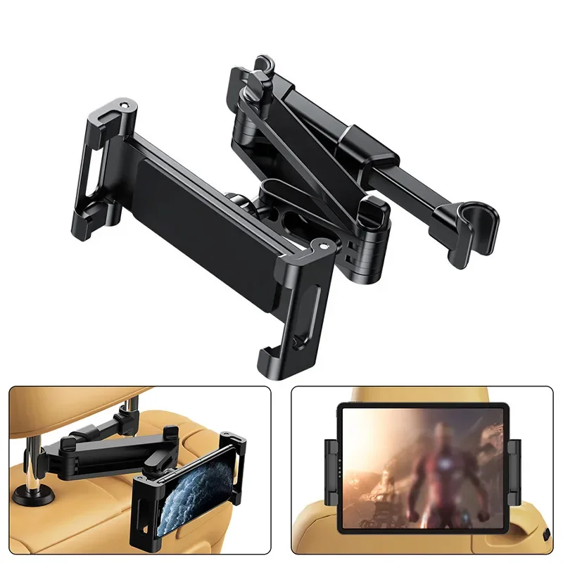 Toddler Tablet Accessories - Soporte Giratorio 360 Grados para Reposacabezas