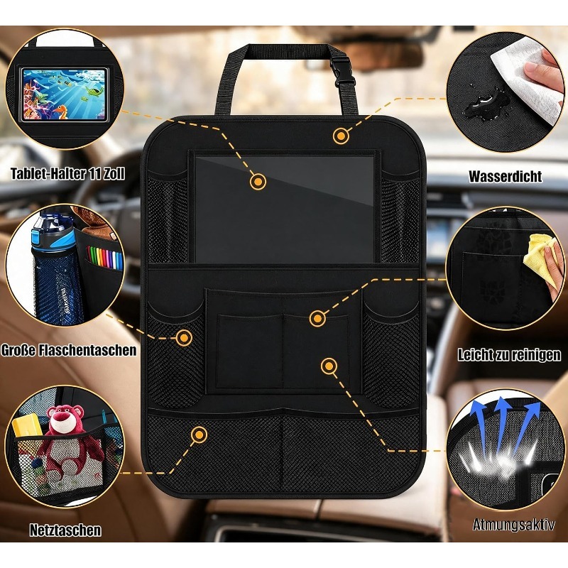 Tablet And Accessories Bag - Organizador para el Asiento Trasero del