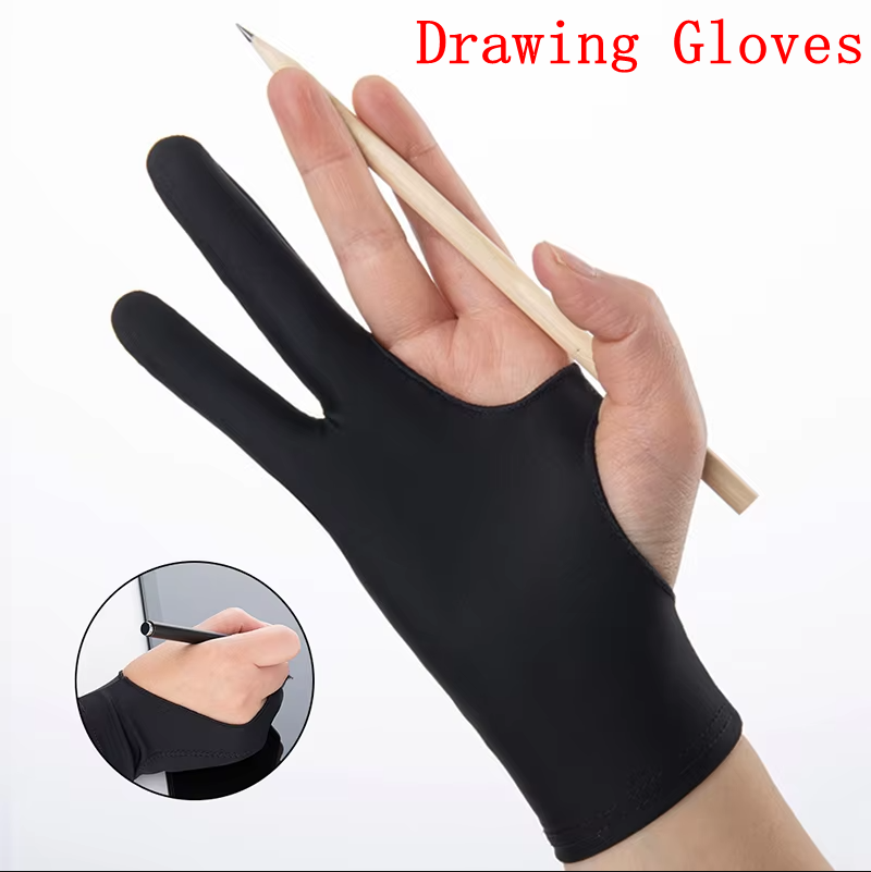Drawing Glove Artist - Guante de dibujo antiincrustante de dos