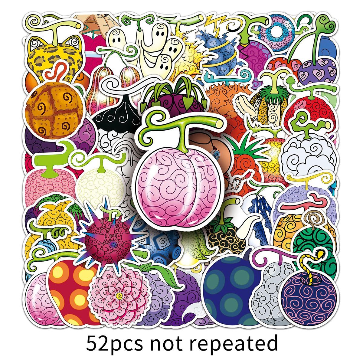 Tablet Accessories Gifts - 52 pegatinas creativas de frutas del