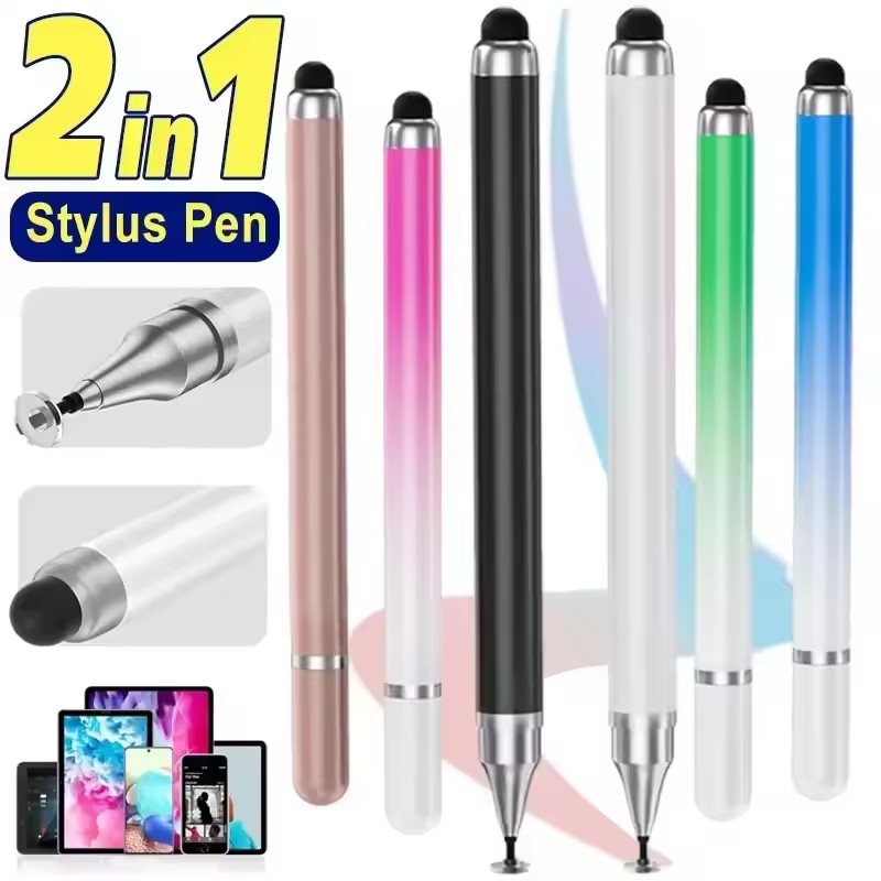 Useful Tablet Accessories - Lápiz óptico Universal 2 en 1