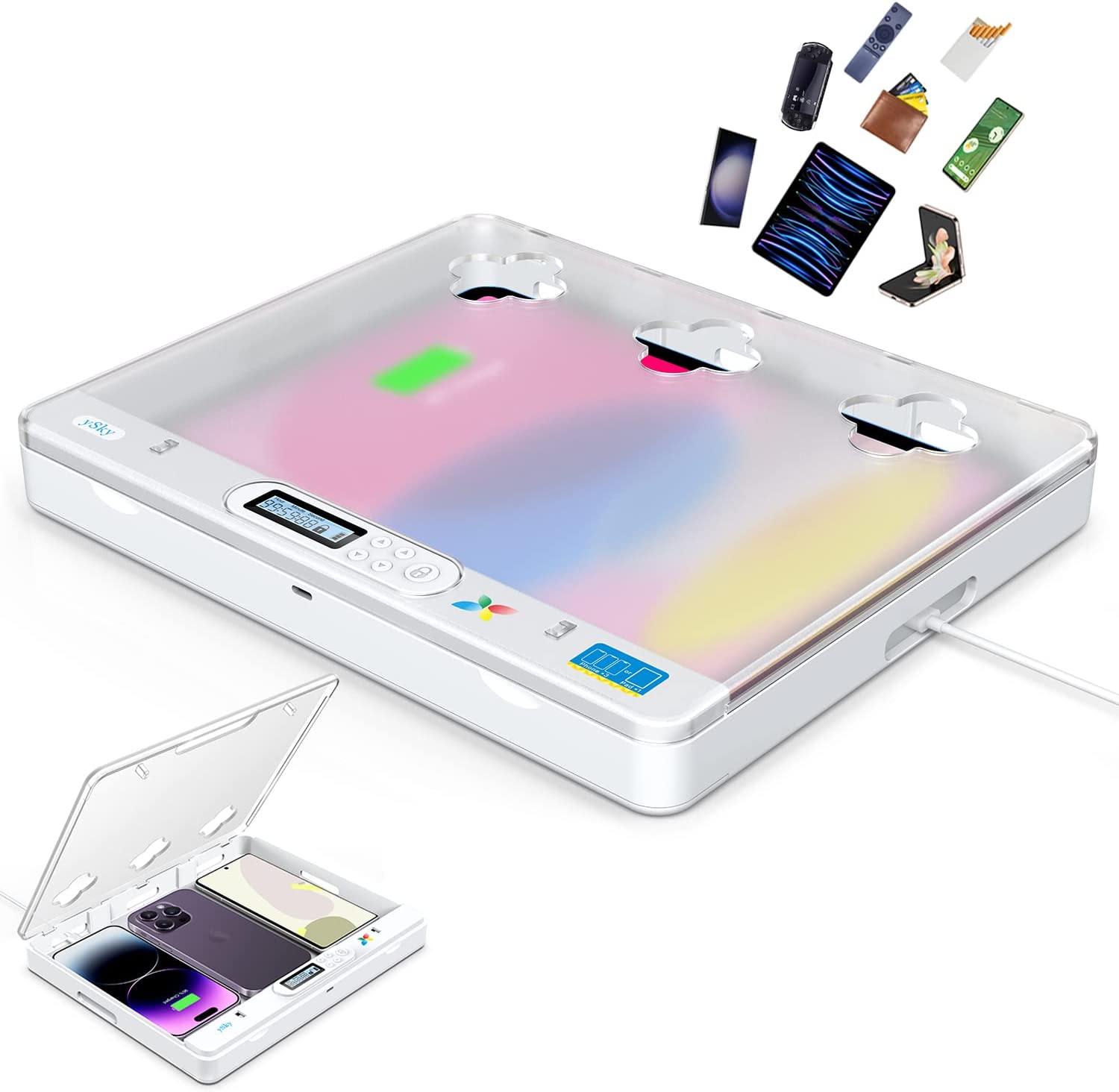 Caja con Bloqueo Temporizado p - Toddler Tablet Accessories reseña y precio