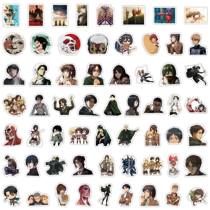 60 pegatinas de anime de Attac - Tablet Cute Accessories reseña y precio