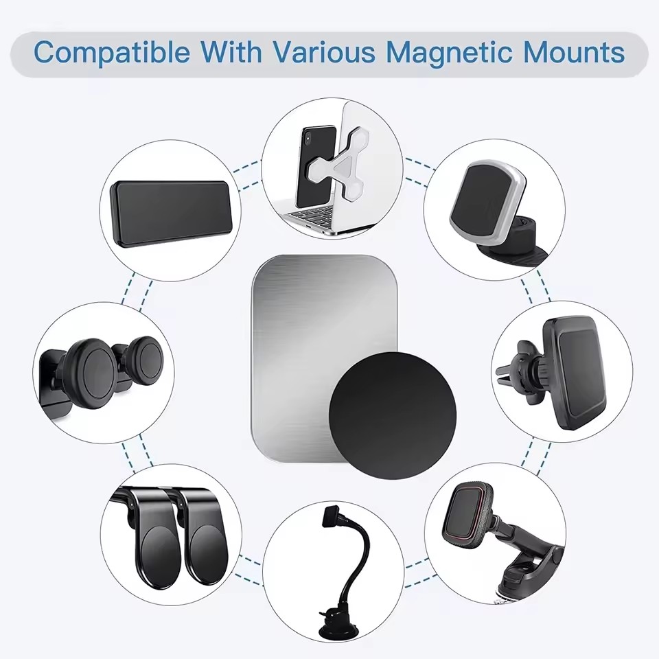 Placa metálica magnética delga - Useful Tablet Accessories reseña y precio