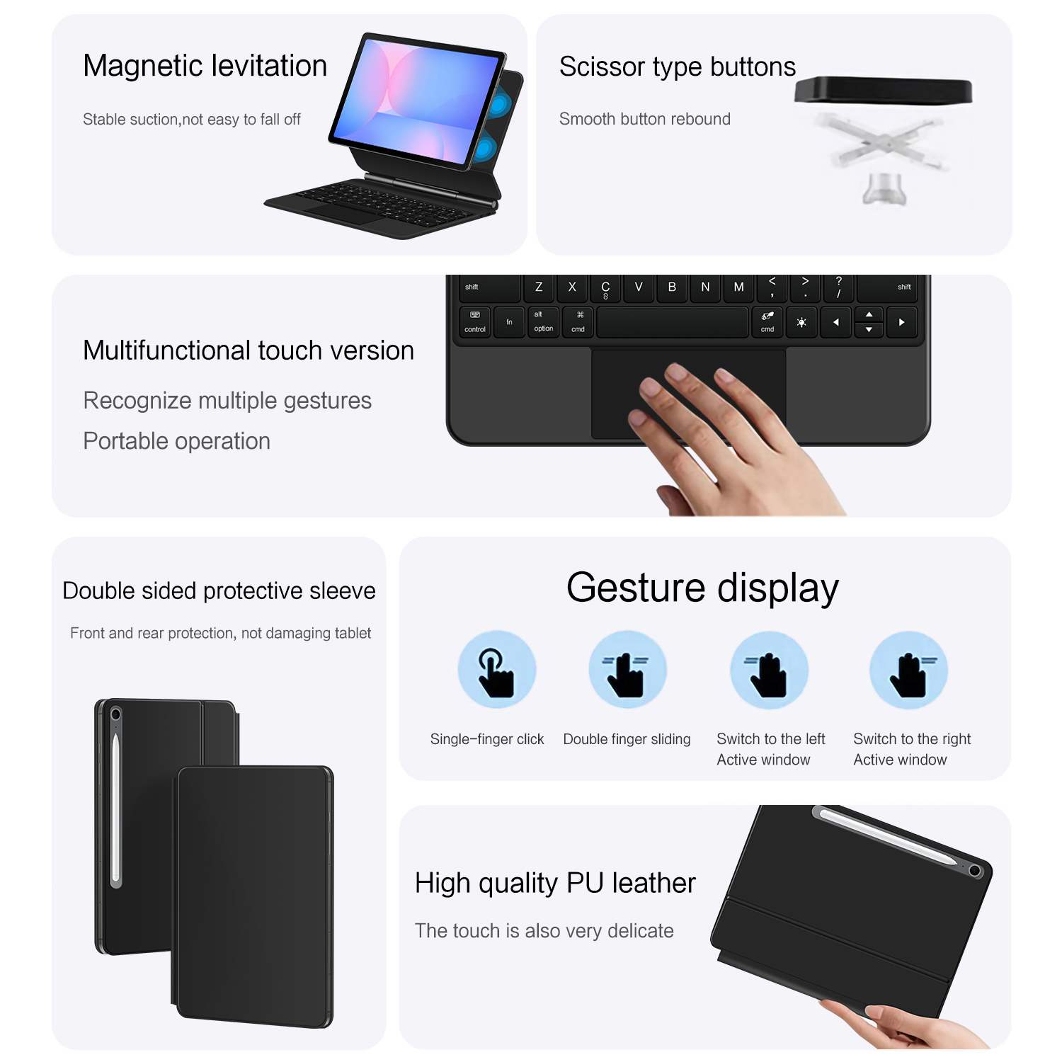 Teclado Mágico para Samsung Ga - Tablet Accessories For Samsung reseña y precio