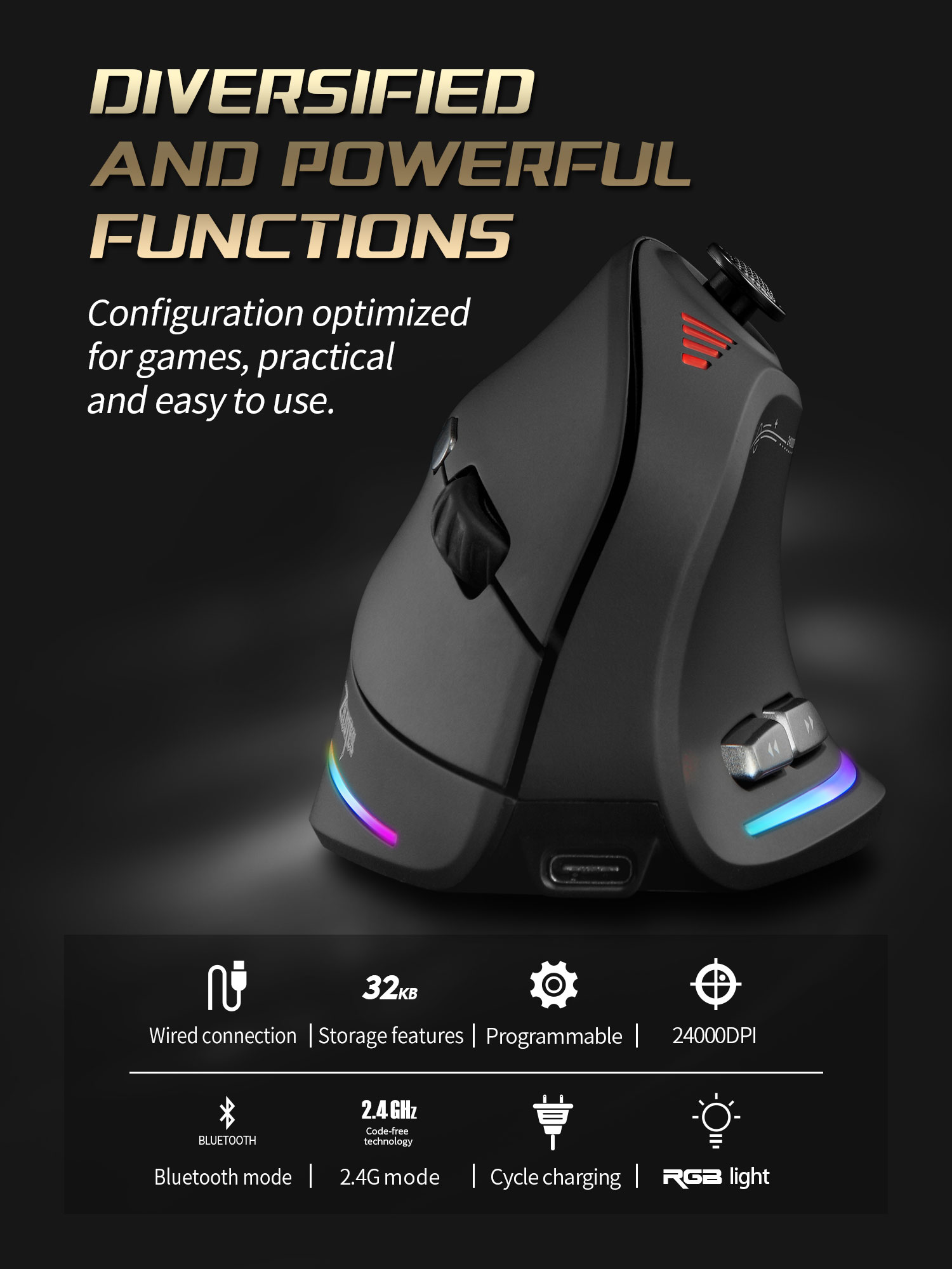 Jomaa RGB retroiluminado Contr - Tablet Accessories For Gaming reseña y precio