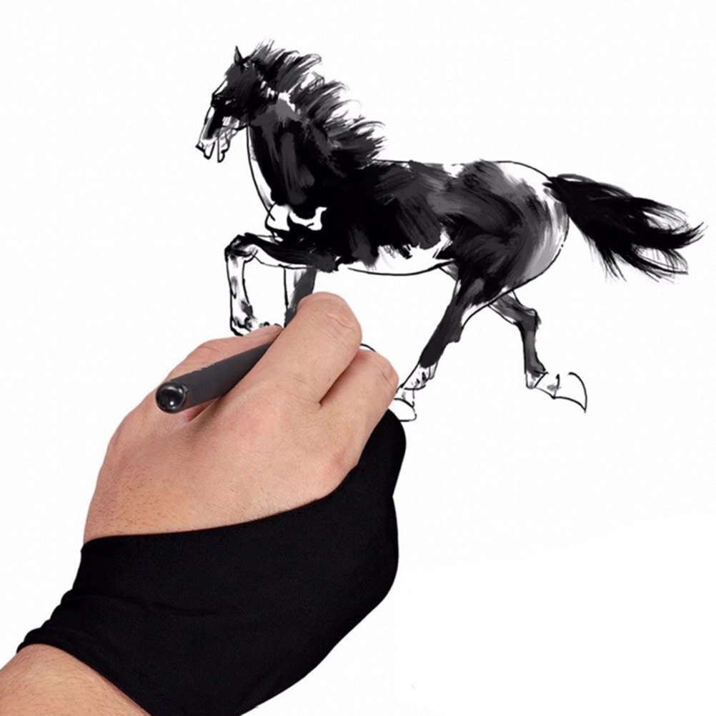 Guante de artista de 2 dedos n - Drawing Glove Artist reseña y precio